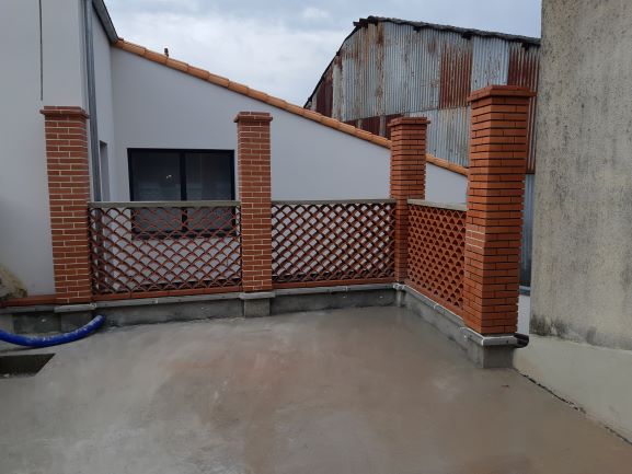 construction d'une terrasse sur un toit plat à clisson 44